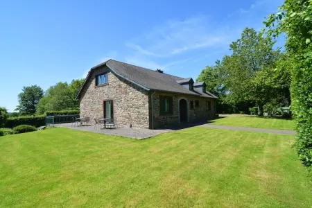 Le Milan Royal, Charmante maison de vacances en pierre avec jardin, barbecue couvert, bar et sauna à Robertville - Photo 6