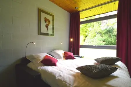 Patio et Jardin, Belle villa avec piscine (mi-mai à mi-septembre) à Stavelot - Photo 13