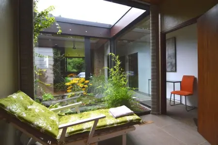 Patio et Jardin, Belle villa avec piscine (mi-mai à mi-septembre) à Stavelot - Photo 16