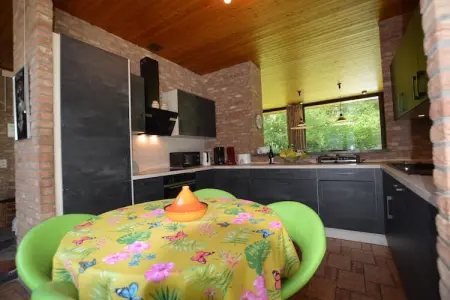 Patio et Jardin, Belle villa avec piscine (mi-mai à mi-septembre) à Stavelot - Photo 24