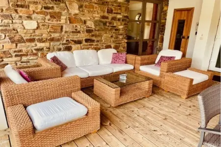 Ny des anges, Maison de vacances paisible avec piscine privée à Stoumont - Photo 3