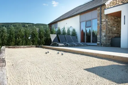 Ny des anges, Maison de vacances paisible avec piscine privée à Stoumont - Photo 29