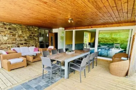 Ny des anges, Maison de vacances paisible avec piscine privée à Stoumont - Photo 36