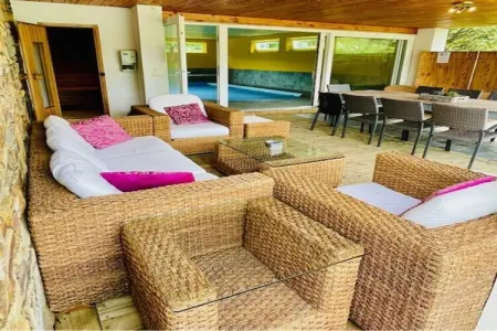 Ny des anges, Maison de vacances paisible avec piscine privée à Stoumont - Photo 39