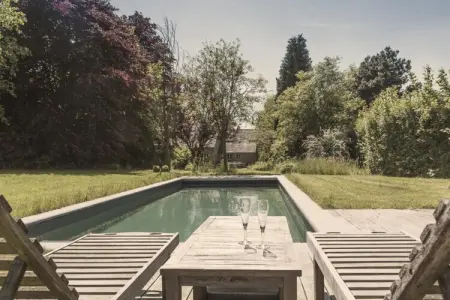 Au Milieu De Nulle Part, Magnifique gîte avec piscine privée dans les Ardennes - Photo 21