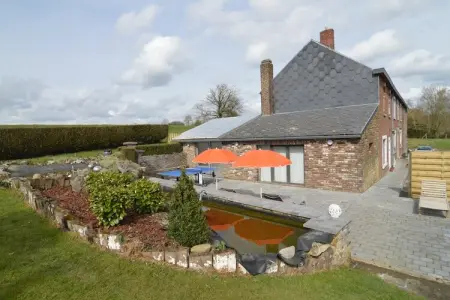 La Maison à la Piscine, Maison de vacances moderne à Goesnes avec piscine privée - Photo 14