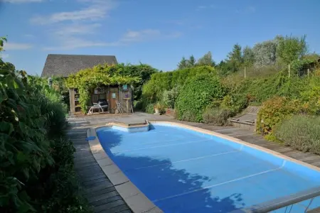 La Rotonde, Belle maison de vacances à Somme-Leuze avec piscine - Photo 1