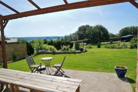 Villa Achille, Maison de vacances moderne à Somme-Leuze avec grand jardin - Photo 16