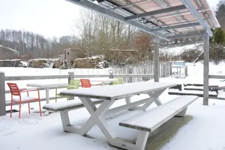 Le Fou du Village, Maison de vacances spacieuse avec terrasse à Bièvre - Photo 39