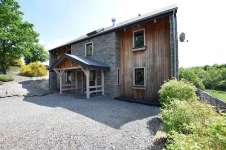 Le Lodge à 8 Brins, Villa luxueuse avec sauna et jacuzzi à Nadrin en Belgique - Photo 6