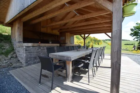 Le Lodge à 8 Brins, Villa luxueuse avec sauna et jacuzzi à Nadrin en Belgique - Photo 29