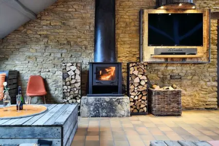 La grémille 50 personnes, Maison de vacances de luxe avec piscine à Sainte-Cécile - Photo 14