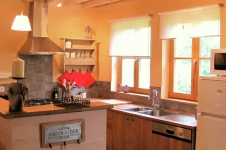 Les Vateaux, Maison de vacances Heritage à Sart avec sauna et jacuzzi - Photo 11