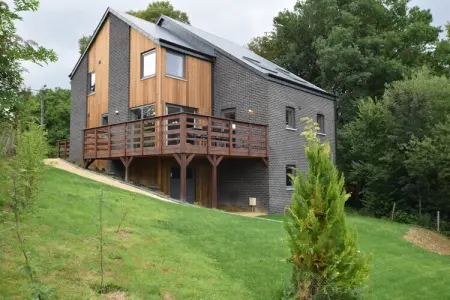 Le Charme de la Forêt, Maison de vacances moderne à Daverdisse avec jardin - Photo 6