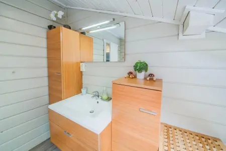 La Coccinelle, Chalet magnifique spacieux avec sauna terrasses ouvertes et couvertes et jardin - Photo 28