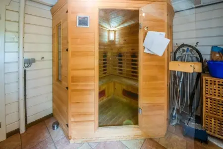 La Coccinelle, Chalet magnifique spacieux avec sauna terrasses ouvertes et couvertes et jardin - Photo 37