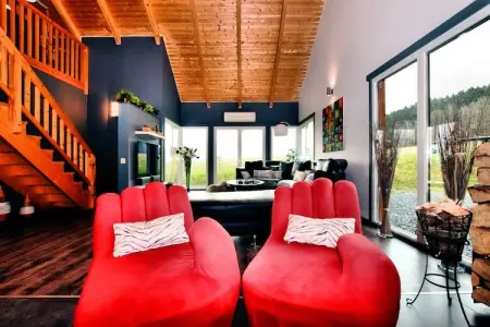 Villa Otium, Villa tranquille à Manhay avec jacuzzi - Photo 12