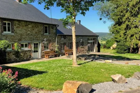 Fermette Erpigny, Maison de vacances rénovée à Érezée avec sauna - Photo 4