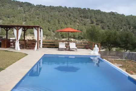 Can Sans, Belle villa à Cala de Sant Vicent, Ibiza, avec piscine - Photo 5