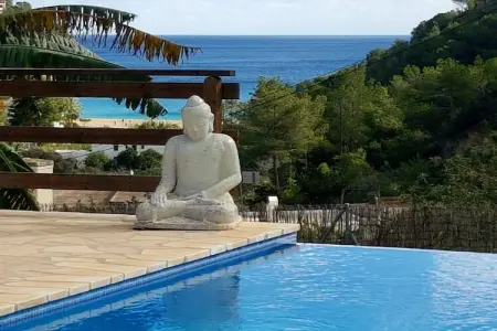 Can Sans, Belle villa à Cala de Sant Vicent, Ibiza, avec piscine - Photo 10