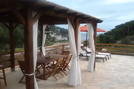 Can Sans, Belle villa à Cala de Sant Vicent, Ibiza, avec piscine - Photo 24