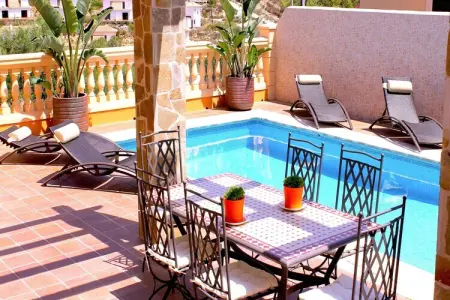 Los Geranios, Villa moderne avec piscine privée à Cala Romantica - Photo 14