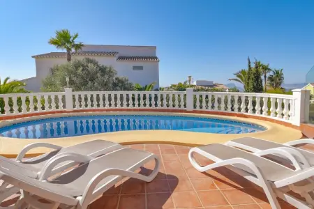 Renata, Villa avec vue mer, équipée d'une piscine à Benitachell - Photo 4