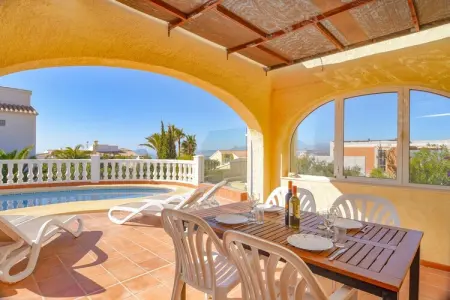 Renata, Villa avec vue mer, équipée d'une piscine à Benitachell - Photo 18