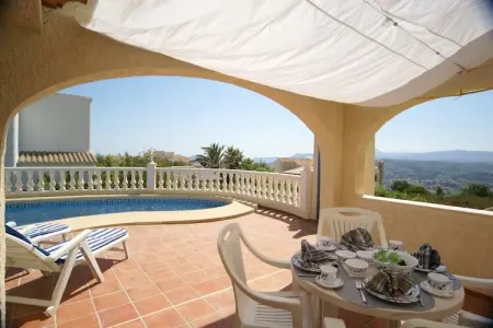 Renata, Villa avec vue mer, équipée d'une piscine à Benitachell - Photo 31