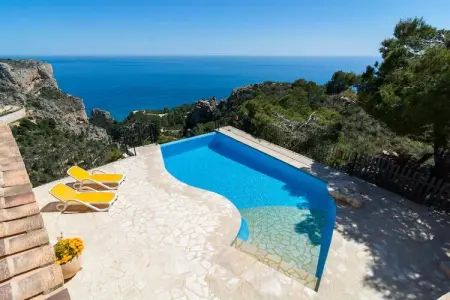 Casa Camelias, Belle maison de vacances 6p avec piscine à débordement, vue mer phénoménale - Photo 7
