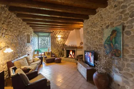 Can Borras, Demeure traditionnelle avec piscine à Navata - Photo 16