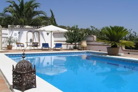 Finca Lomas de Tienda, Maison de vacances cosy Villanueva de la Concepción, piscine - Photo 28