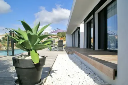 Seaview, Villa moderne et spacieuse à Albitreccia avec piscine privée et  vue panoramique - Photo 15