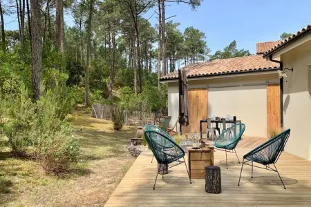 Clos les Pins, Maison de vacances indépendante, Gironde, jardin privatif - Photo 4