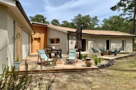 Clos les Pins, Maison de vacances indépendante, Gironde, jardin privatif - Photo 9