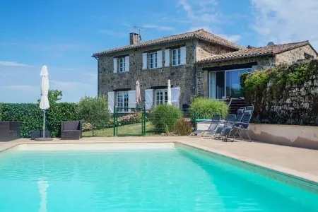 Mas de la Grésigne, Mas de la Grésigne - Superbe maison de vacances piscine privée à Saint-Beauzile - Photo 15