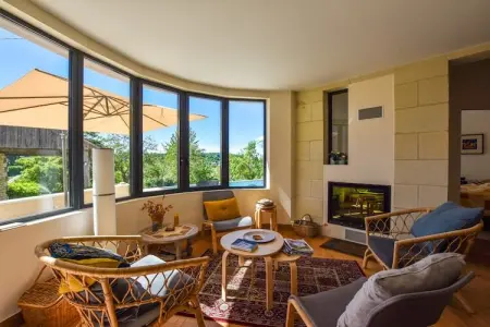 Gite vallée de la Loire, Magnifique maison restaurée près de Thizay avec piscine privee - Photo 14