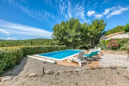 Villa Piscine As Mourels, Villa moderne avec piscine privée à Pouzols-Minervois - Photo 6