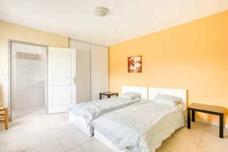 Villa Piscine As Mourels, Villa moderne avec piscine privée à Pouzols-Minervois - Photo 17