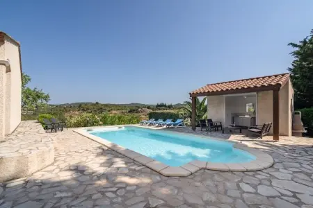 Villa Beau Coupe, Jolie villa à Oupia avec piscine privée - Photo 6