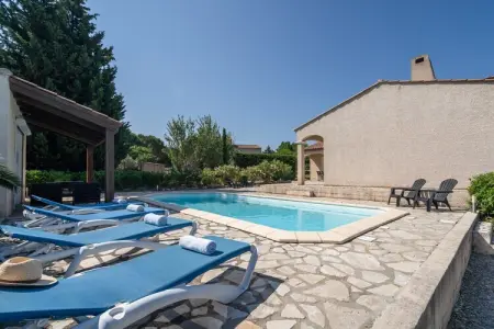 Villa Beau Coupe, Jolie villa à Oupia avec piscine privée - Photo 9
