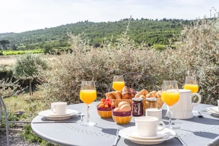 Villa l'Olivier, Villa spacieuse à Pouzols-Minervois avec piscine - Photo 26