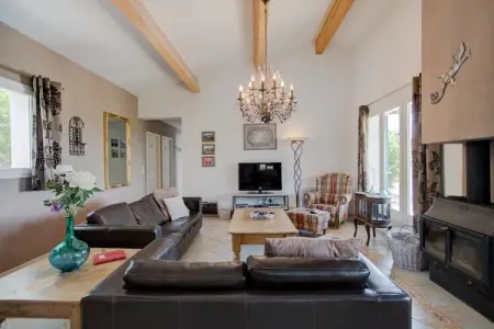 Villa Lézard Bleu, Villa moderne à Camplong avec piscine privée - Photo 2