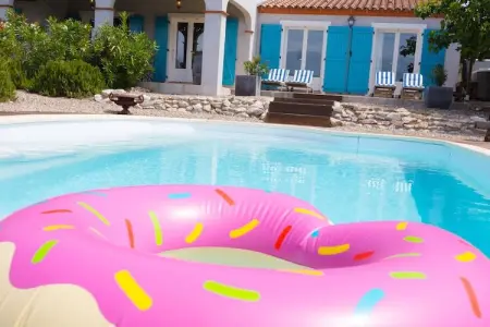 Villa Lézard Bleu, Villa moderne à Camplong avec piscine privée - Photo 12