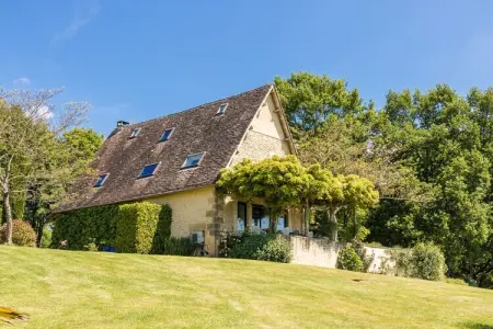 Le Tournant, Belle maison de vacances avec piscine à Thenon - Photo 11