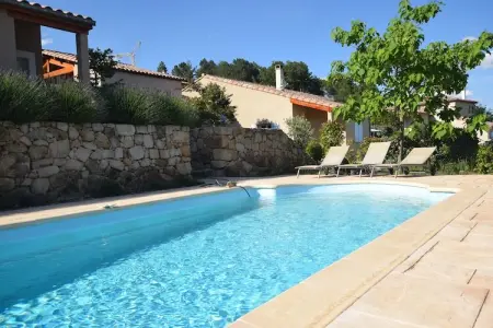 Villa Joyeuse 22, Jolie maison de vacances, terrasse à Joyeuse, sud France - Photo 1