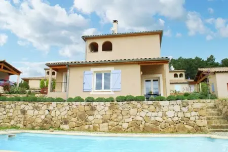 Villa Joyeuse 22, Jolie maison de vacances, terrasse à Joyeuse, sud France - Photo 17