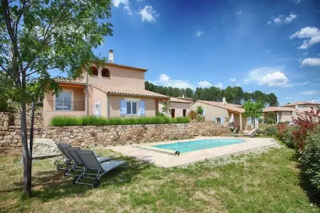 Villa Joyeuse 22, Jolie maison de vacances, terrasse à Joyeuse, sud France - Photo 19