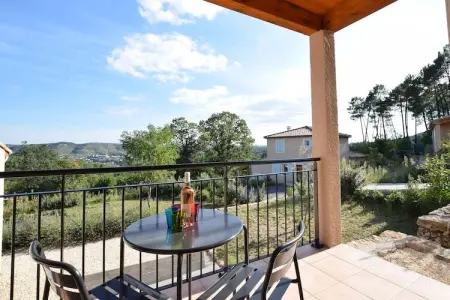 Villa Joyeuse 22, Jolie maison de vacances, terrasse à Joyeuse, sud France - Photo 24