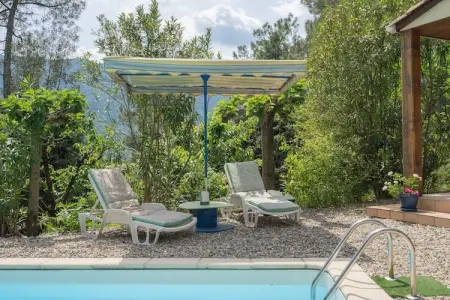 Les Lavandes, Maison de vacances agréable avec piscine privée aux Salelles - Photo 14